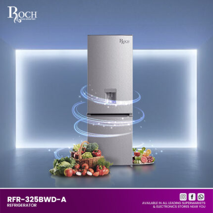 ROCH Refrigerators Bottom Freezer 260 Ltrs. (RFR-325BWD-A)